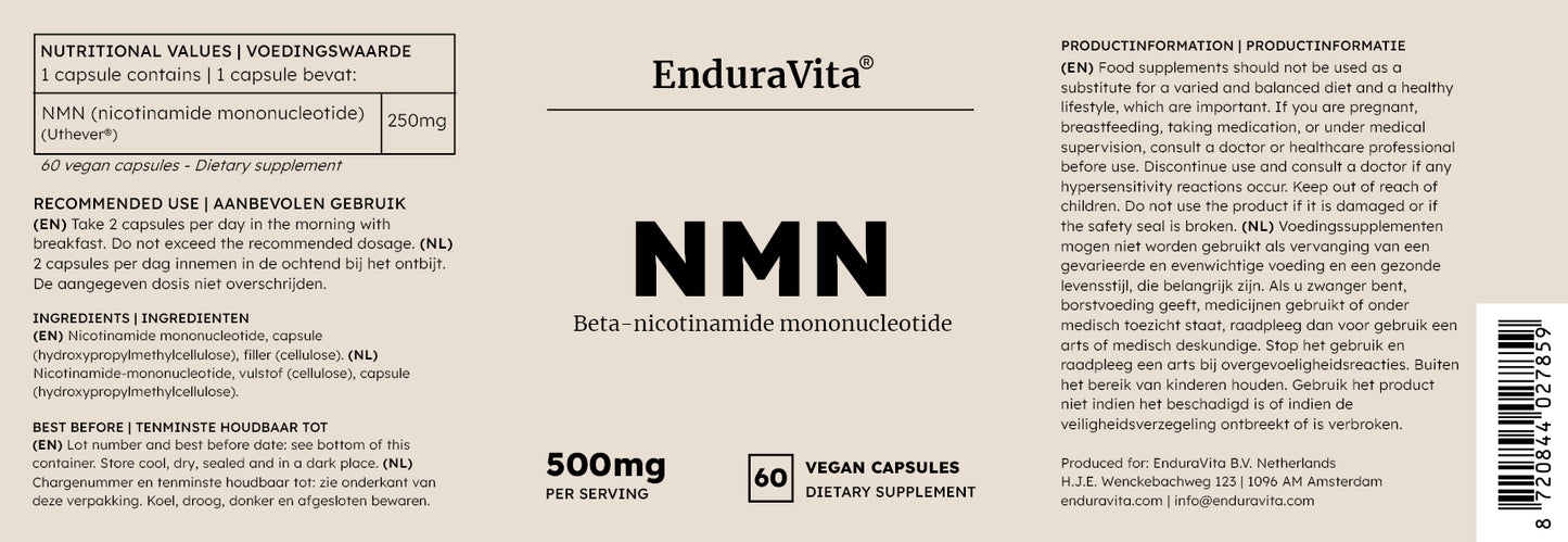 Suplement NMN 60x250mg